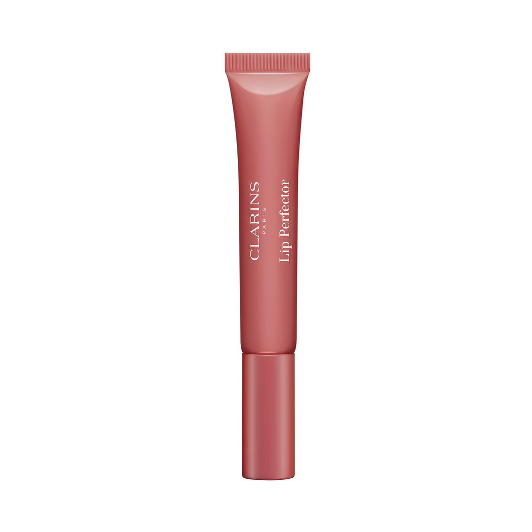 Small 12 ml tube of sheer satin lip gel in intense rosebud shade