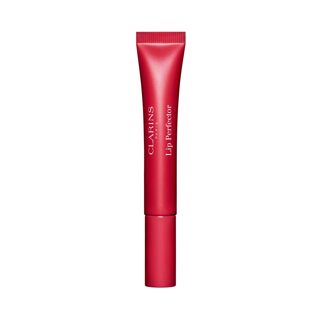 Tube of fuchsia sheer lip gloss with glossy, velvet gel finish, 12 ml, Unisex