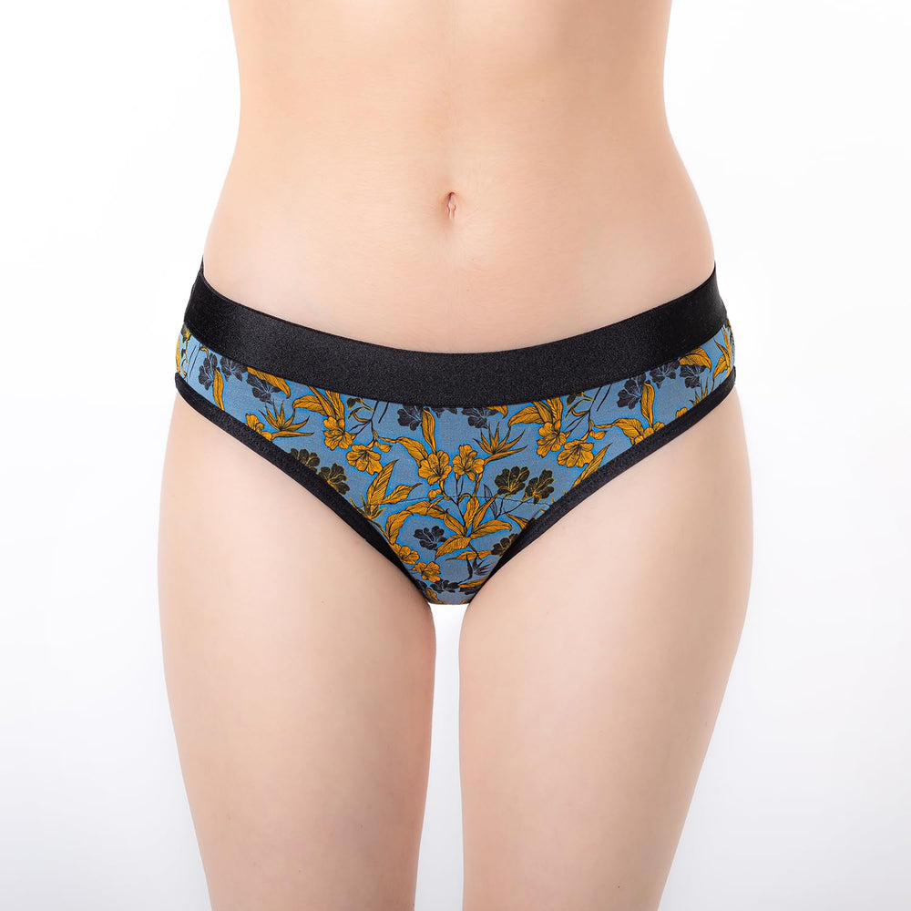 Inca boys' briefs style menstrual underwear with stretchy waistband and patterned detail