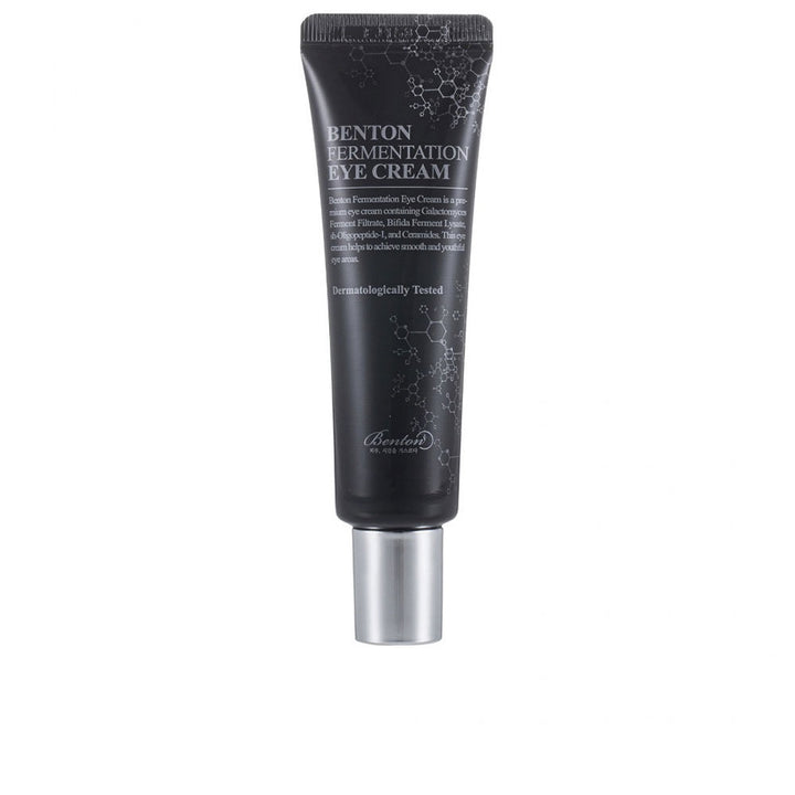10 ml pump jar of fermentation eye cream with peptide and ceramide-rich formula