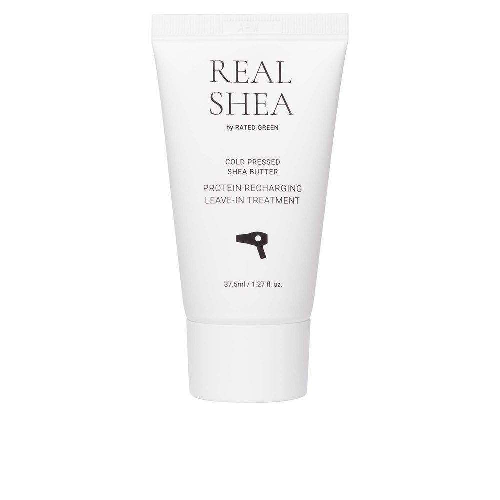 50 ml tube of shea protein leave‑in treatment, light fluid for damaged hair