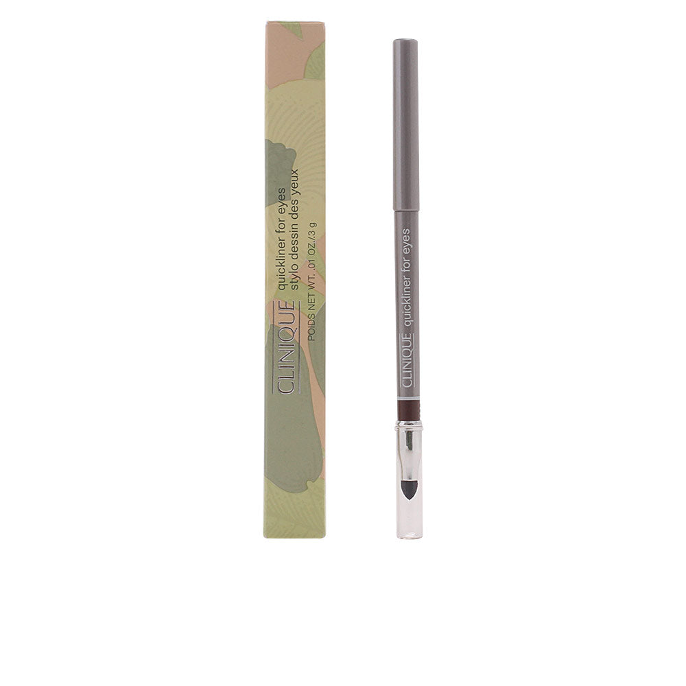 Automatic creamy black eye liner pencil with sponge smudger, 0.3 g, shade Roast Coffee