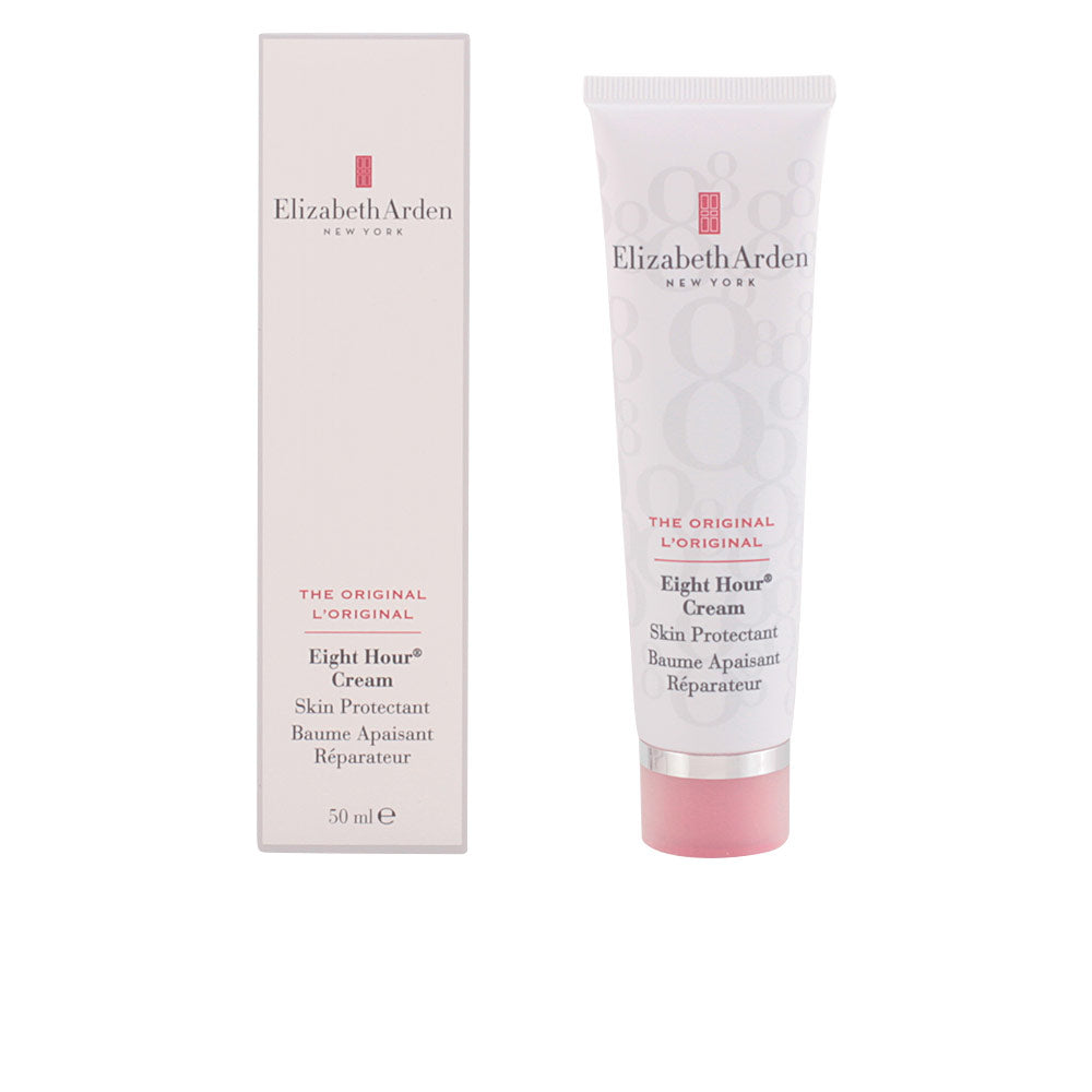 Small apricot‑hued balm tin of Elizabeth Arden Eight Hour Cream for dry, irritated skin