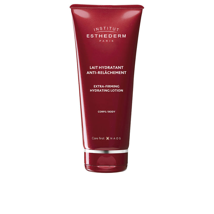 200 ml tube of firming hydrating body cream, white tube, lotion
