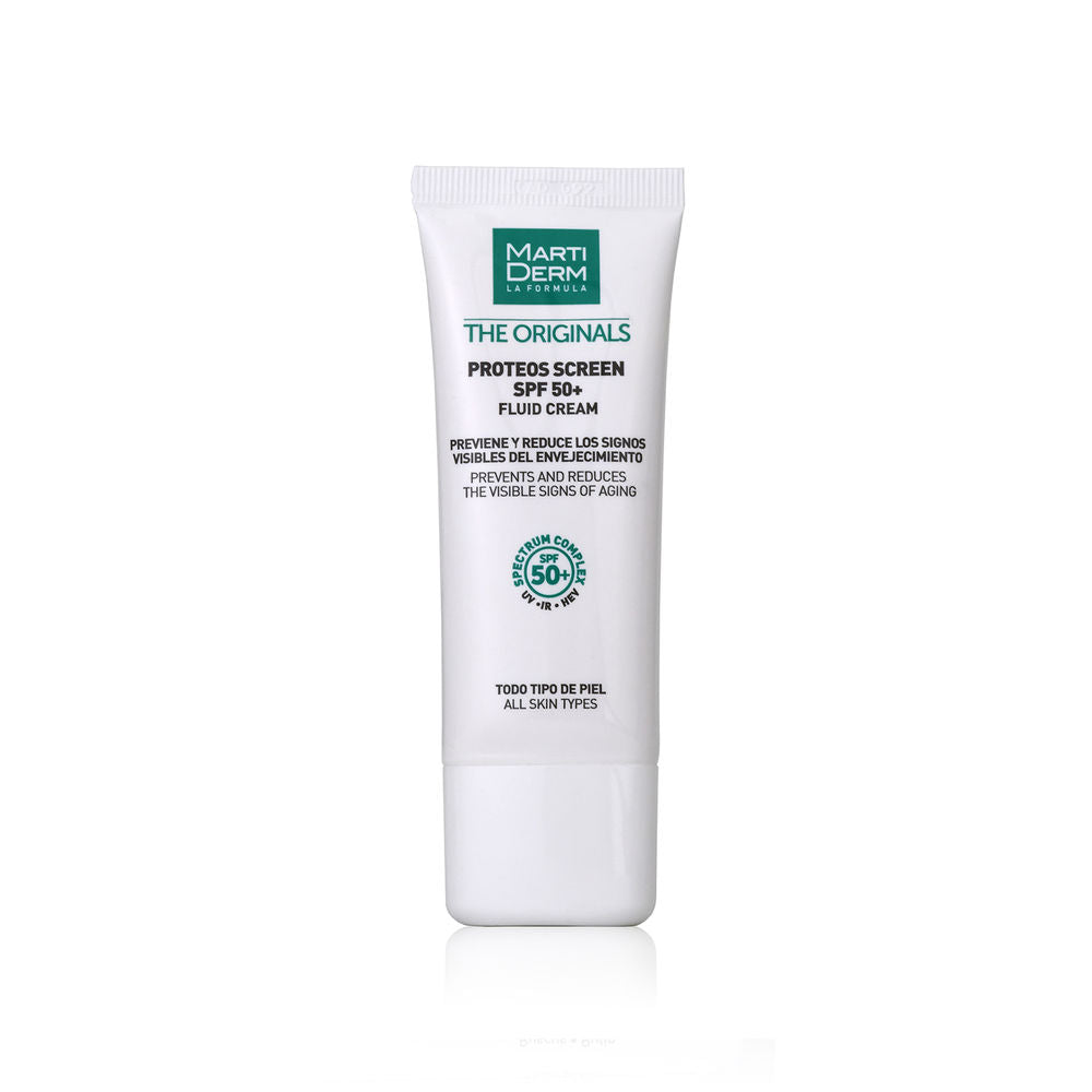 Martiderm Proteos Screen SPF 50+ lightweight cream-to-powder facial sunscreen