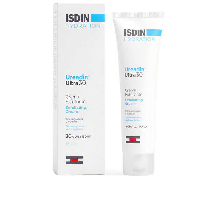 Tube of 100 ml Urea 30% exfoliating body cream for thickened skin, non‑greasy