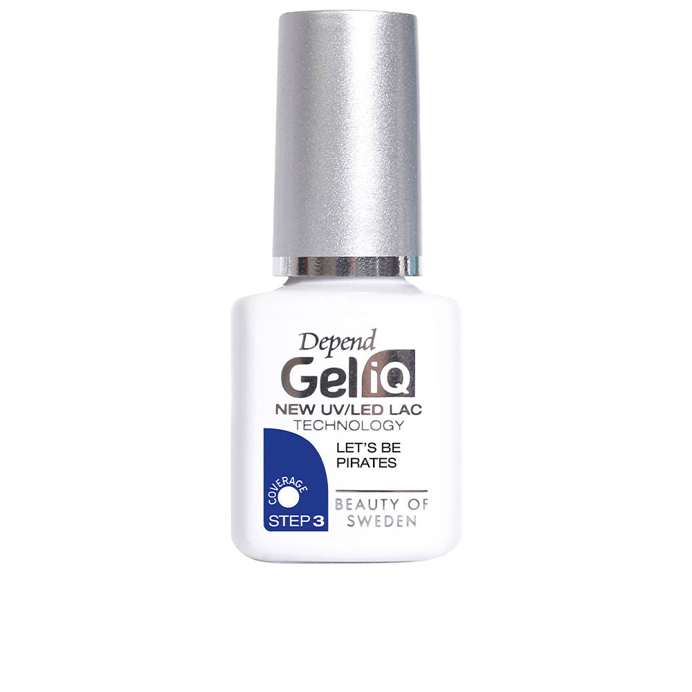 5 ml cream-colour semi-permanent gel nail polish with contoured brush, LED compatible