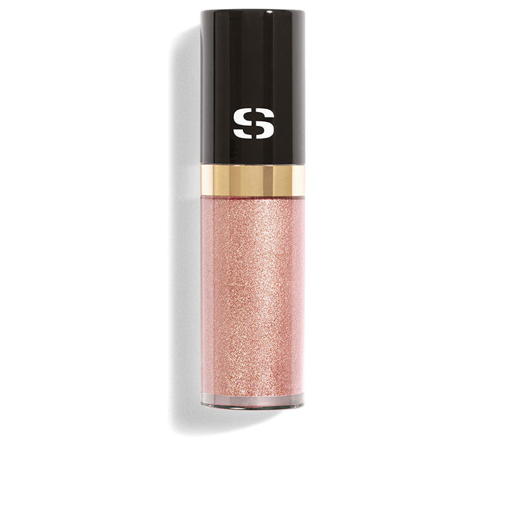 Slim 6.5 ml tube of pink-gold liquid eye shadow with precision applicator