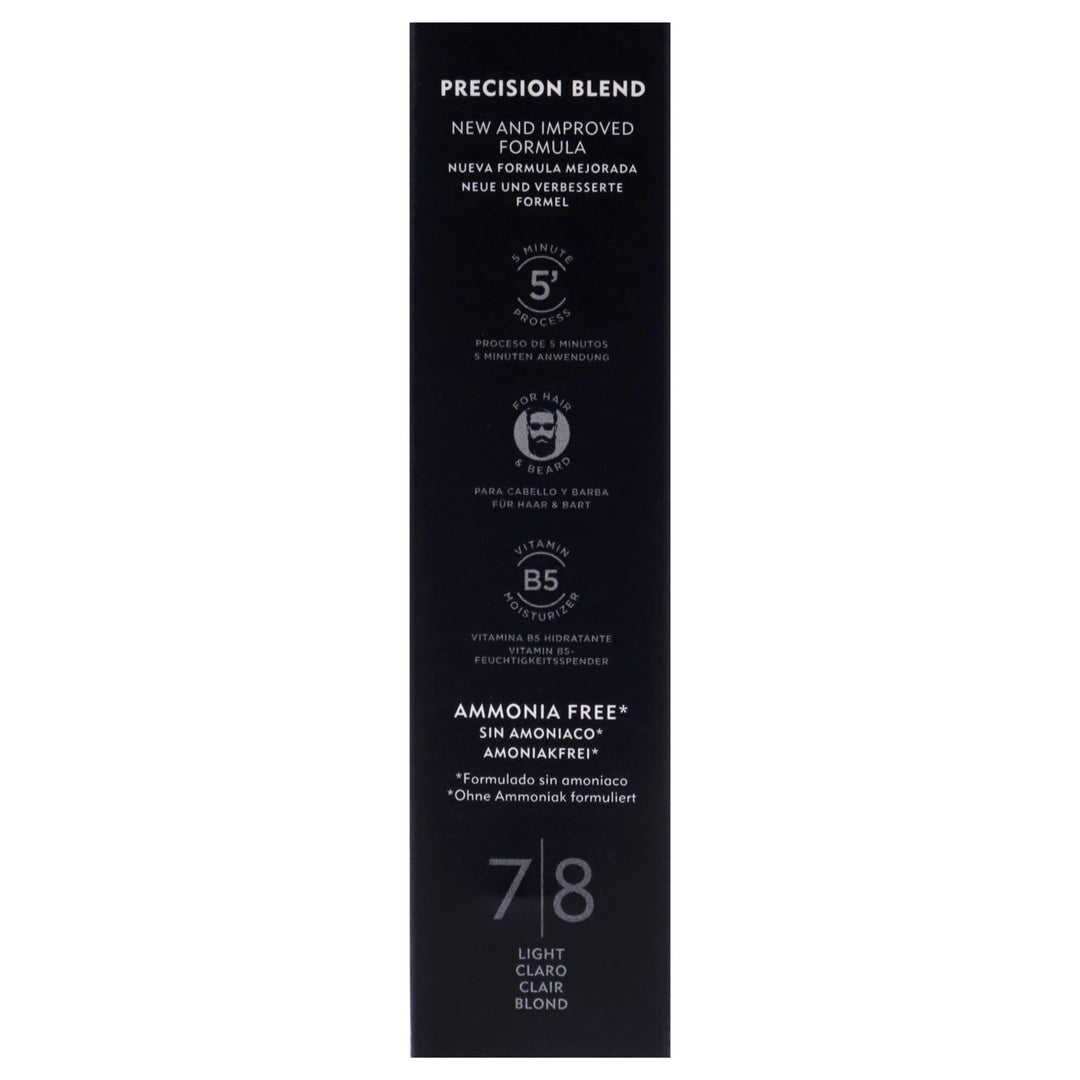 Three cream hair colour tubes in warm blonde shade, box and conditioner
