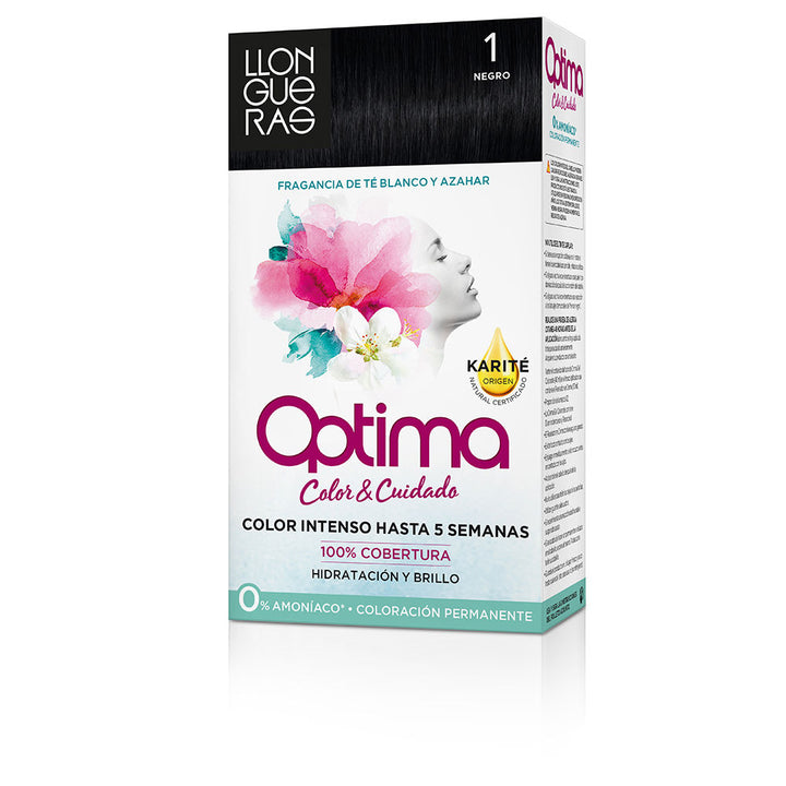 Boxed ammonia-free permanent hair colour cream in dark chocolate with mask and developer