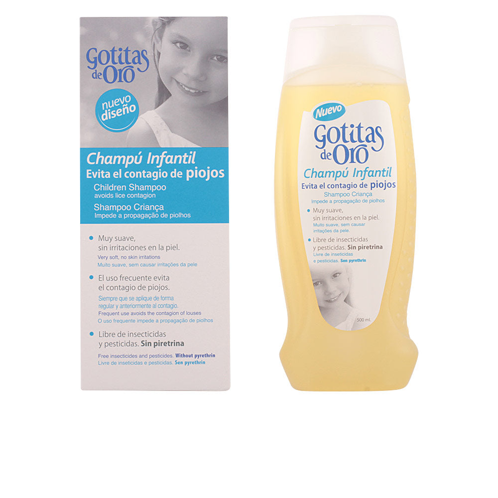 Bottle of Instituto Español gentle lice-prevent shampoo for children