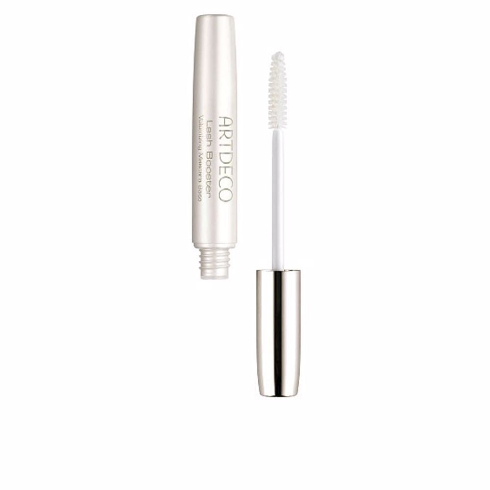 White and silver plastic tube with brush applicator and screw cap, printed text visible, Artdeco