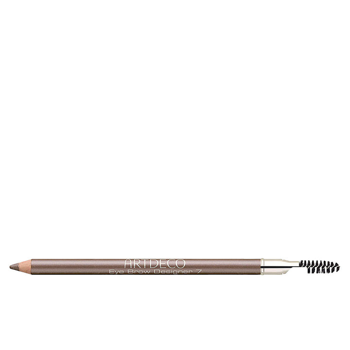 Slim wooden brow pencil in shade 07-light, slim tip, neutral tone