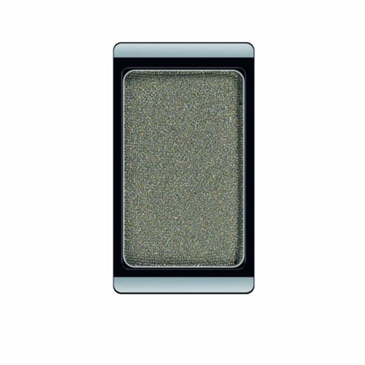 Single pearlescent eyeshadow pan, refillable 0.8 g, champagne shimmer