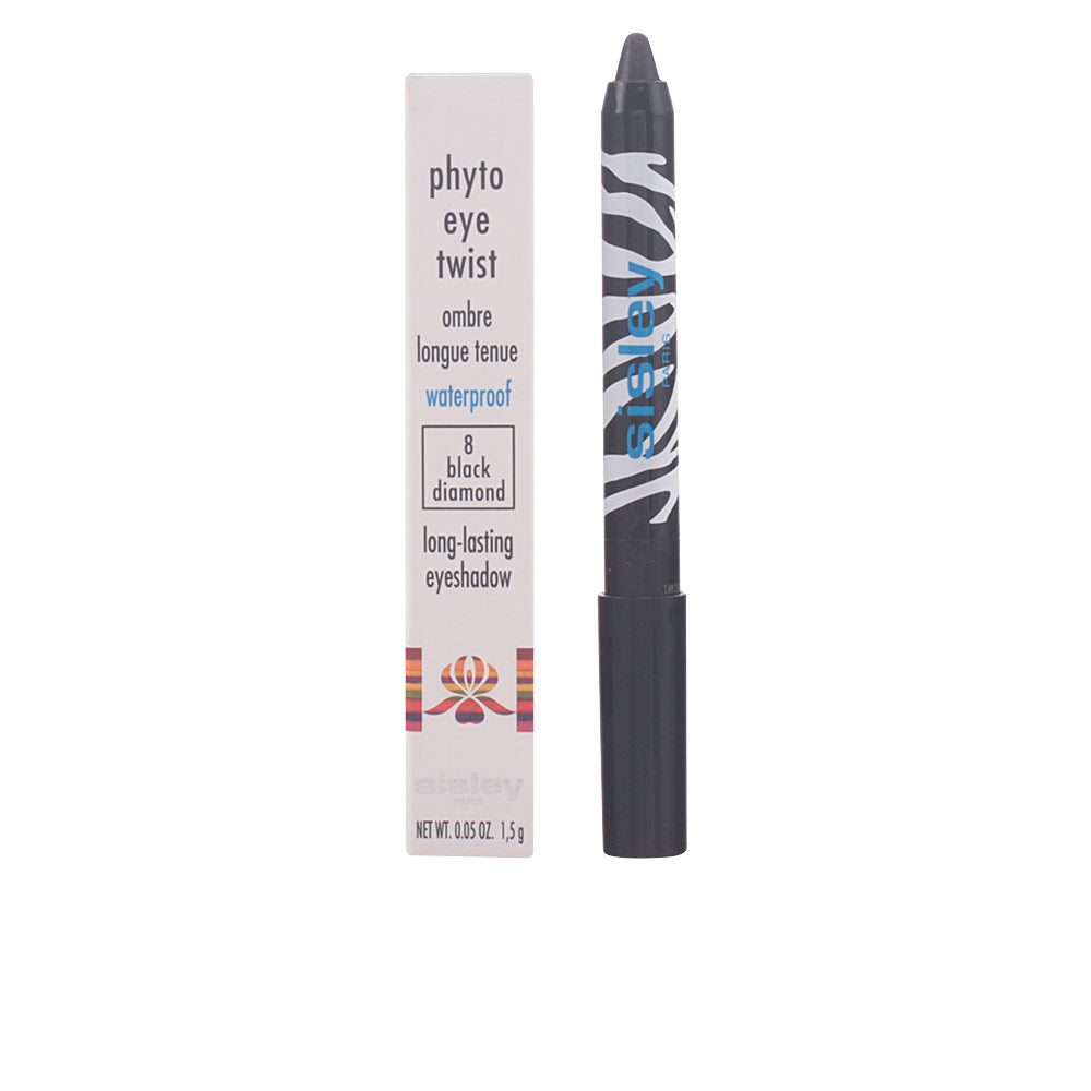 Twist‑up jumbo black eye pencil in zebra print casing, 1.5 g, Unisex