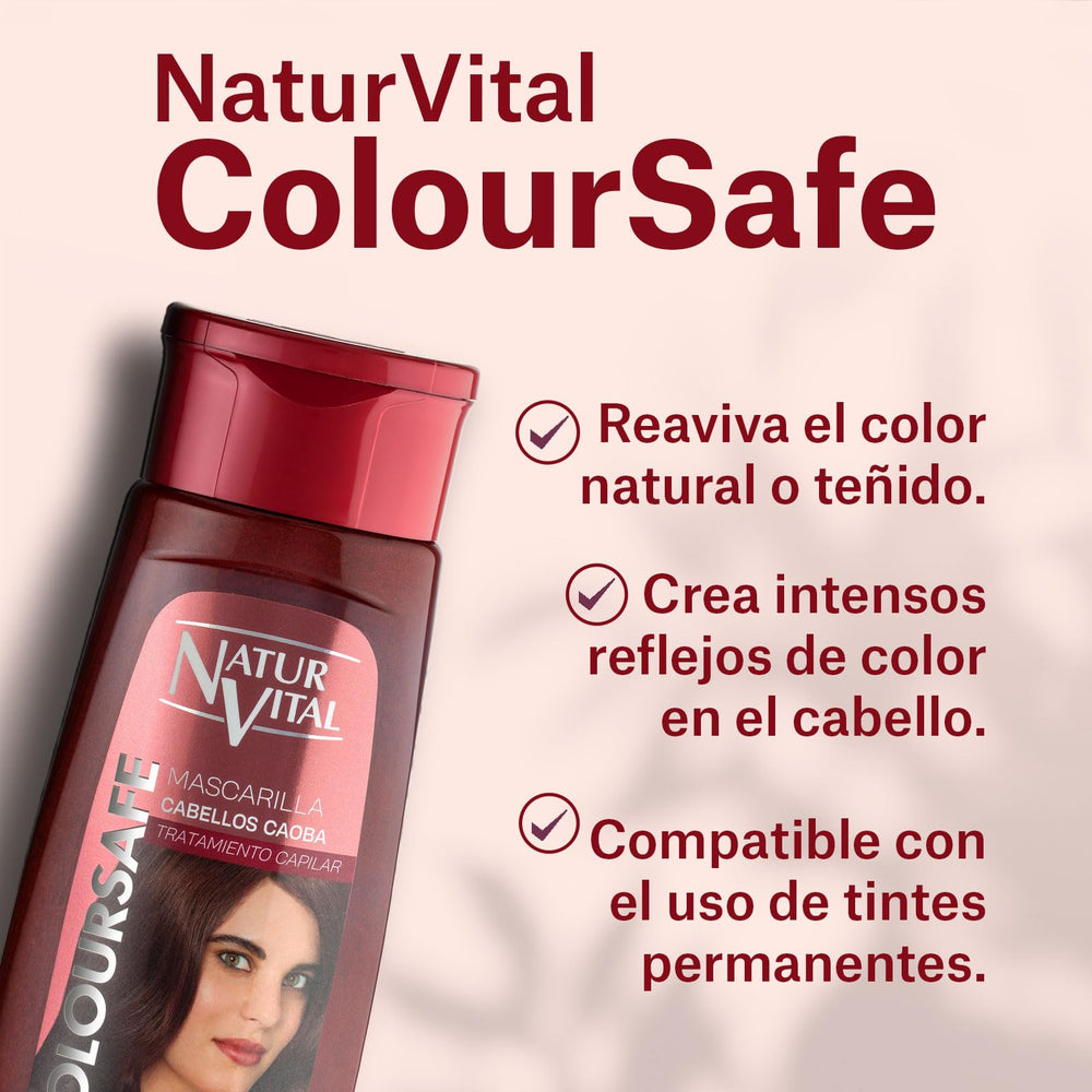 300 ml mahogany colour-protecting hair mask jar, creamy texture, Unisex
