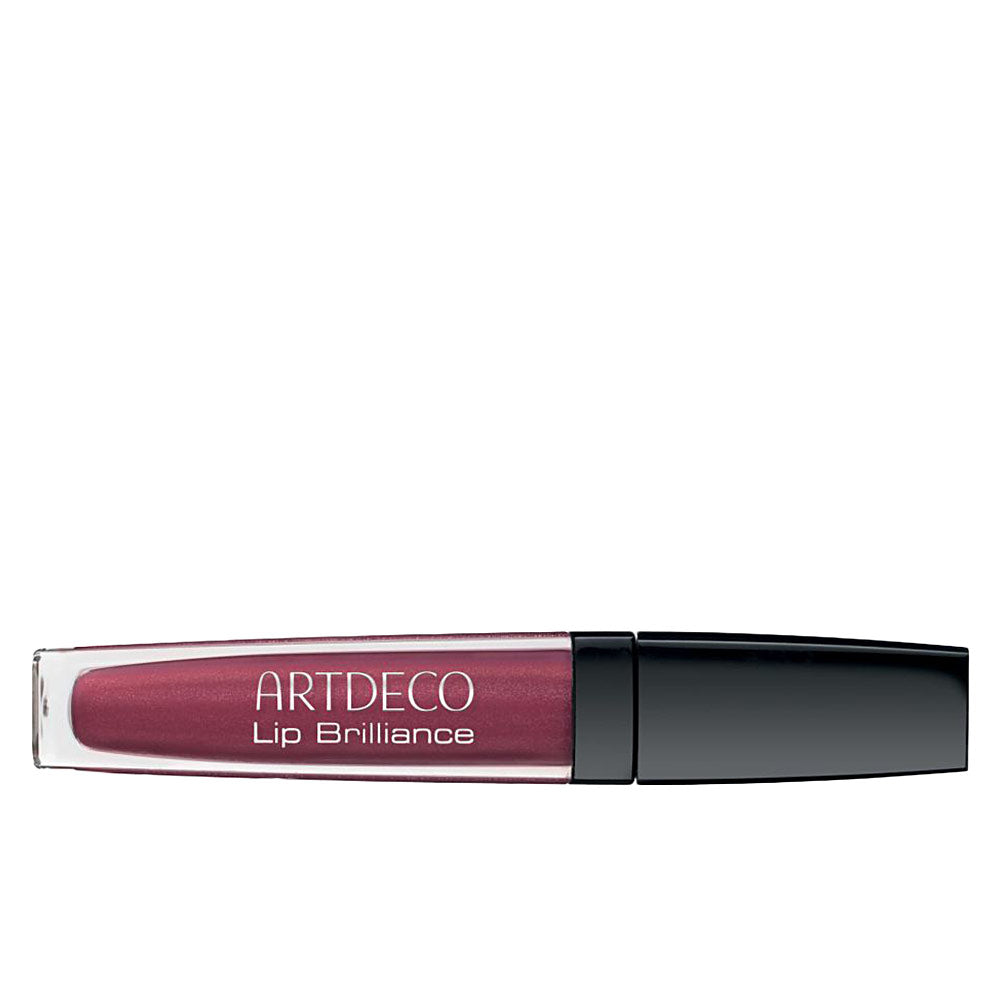 5 ml sheer purple‑rose lip gloss with glossy wand applicator