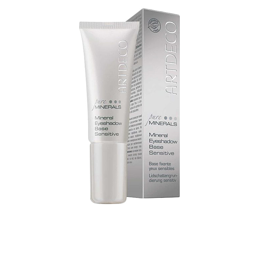 Tube of Artdeco mineral eyeshadow base, creamy primer for eyelids