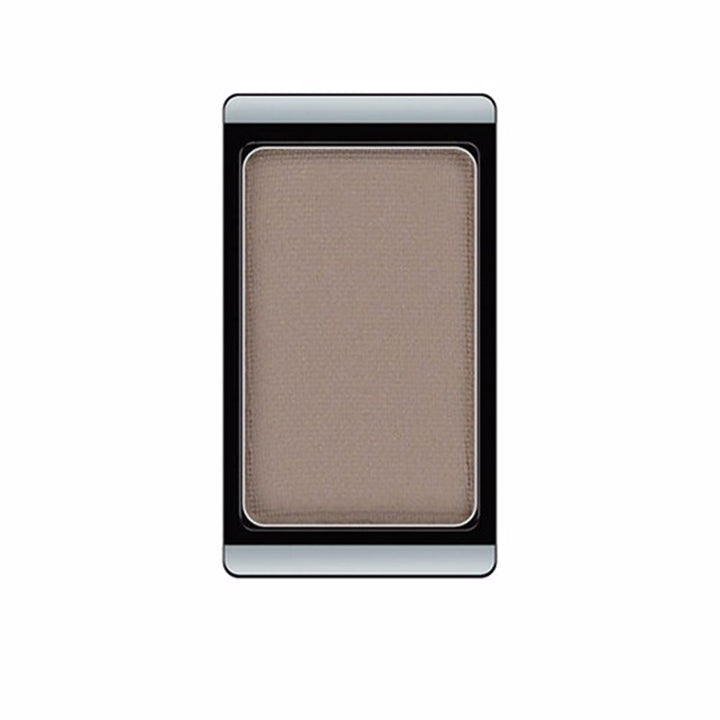 Compact matte light-grey mocha eyeshadow pan, 0.8 g, neutral brown-grey shade