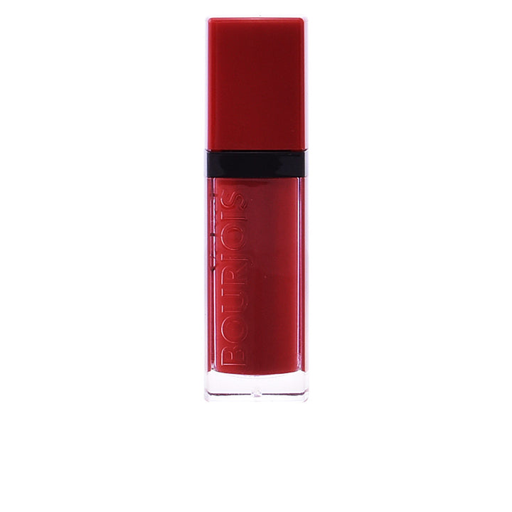 Red velvet-matte liquid lipstick tube with cushion applicator, Unisex shade 15-Red Volution