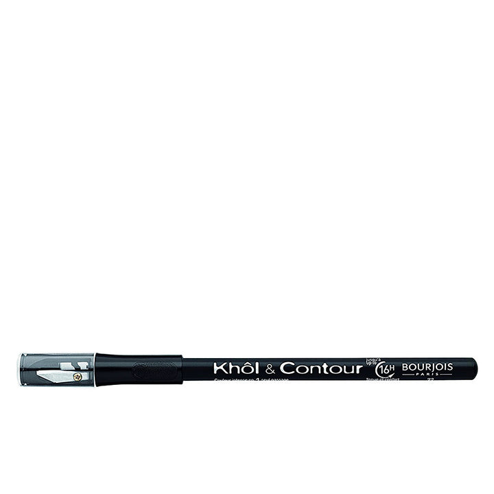 Slim black kohl eye pencil, 1.2 g, smudge-resistant Unisex liner