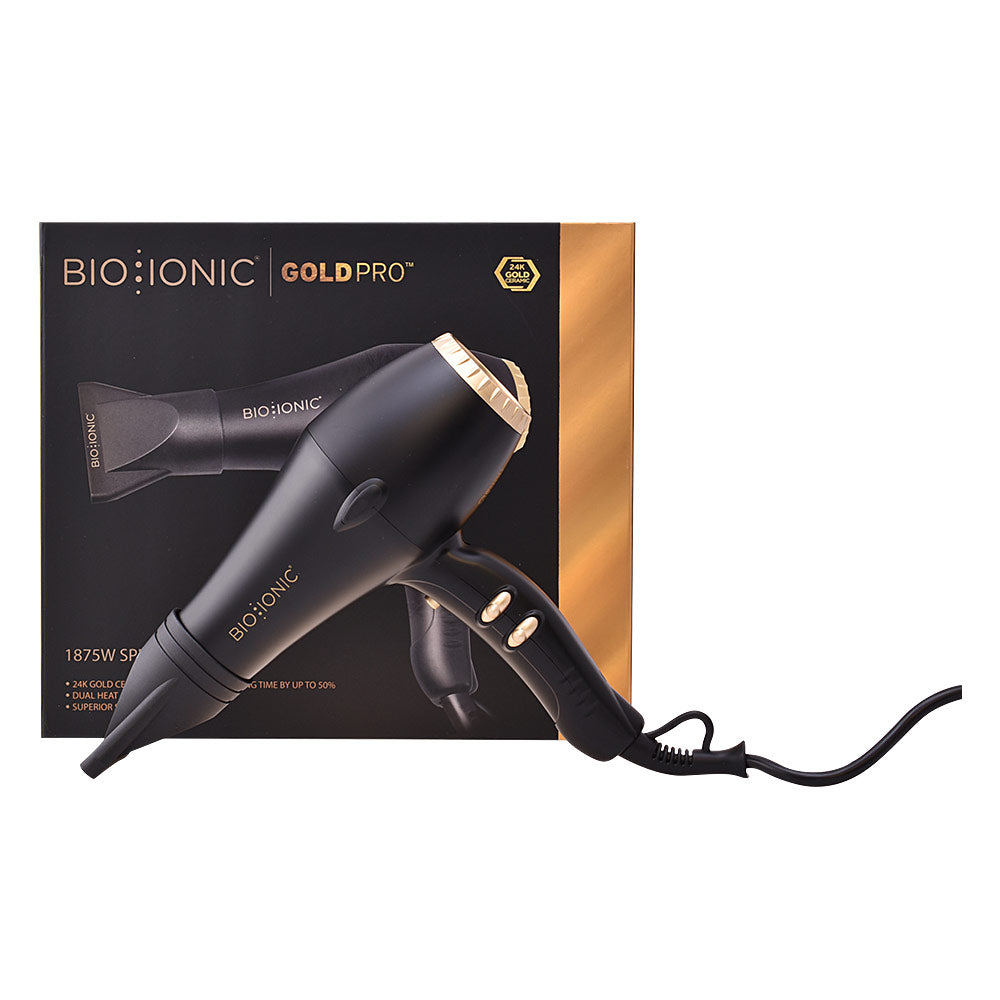 GoldPro ceramic mineral hair dryer, 1875 W, European plug, Unisex