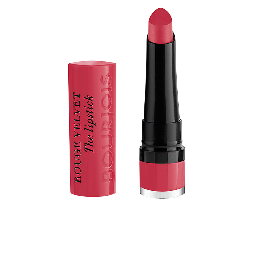 Matte pink lipstick bullet, tear-shaped tip, 2.4 g tube, shade 04 Hip Hip Pink
