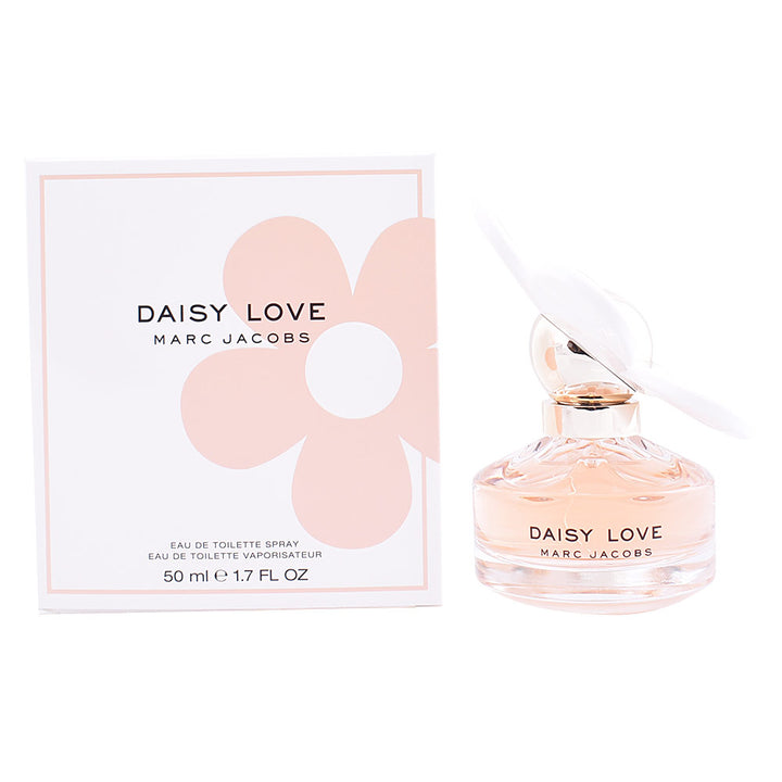 50 ml glass bottle with oversized daisy cap, floral eau de toilette for Women