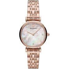 Emporio Armani Rose Gold Mother of Pearl Watch