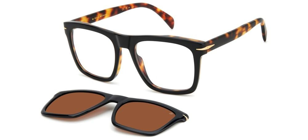 Signature Dual-Tone Clip-On Sunglasses