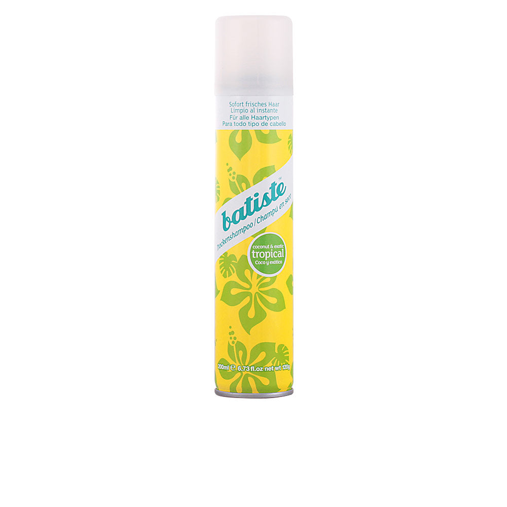 200 ml matte can of tropical coconut dry shampoo for Unisex hair