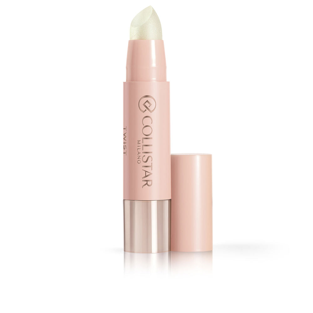 Twist-up tinted balm gloss in brown shade, 2.8 g, recyclable tube