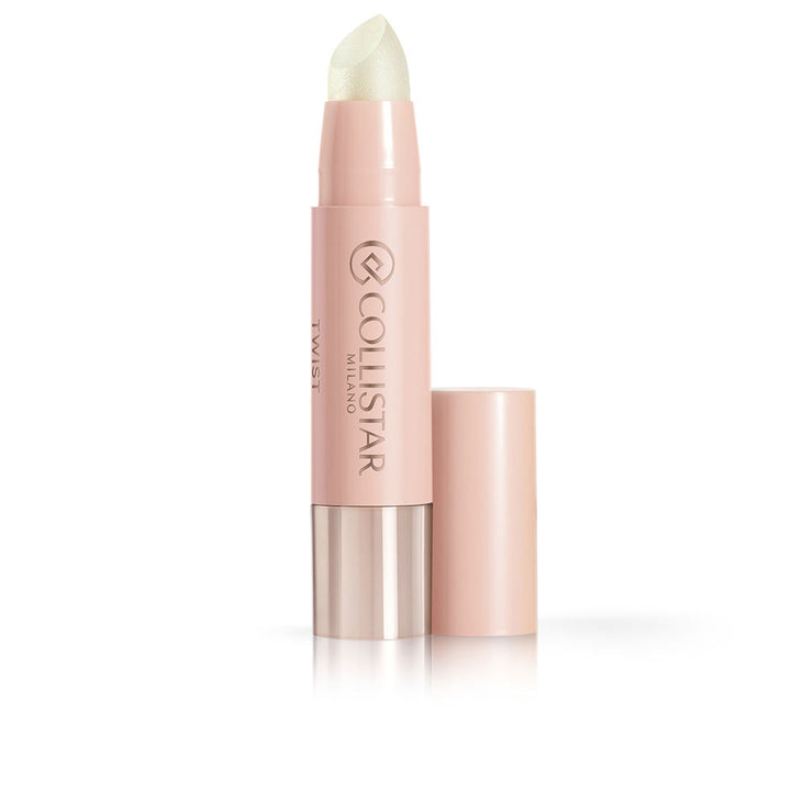 Twist-up tinted balm gloss in brown shade, 2.8 g, recyclable tube