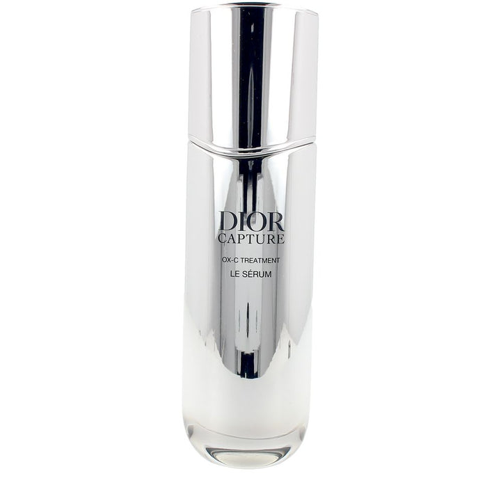 50 ml pump serum bottle; pale translucent liquid; Unisex anti-ageing formula