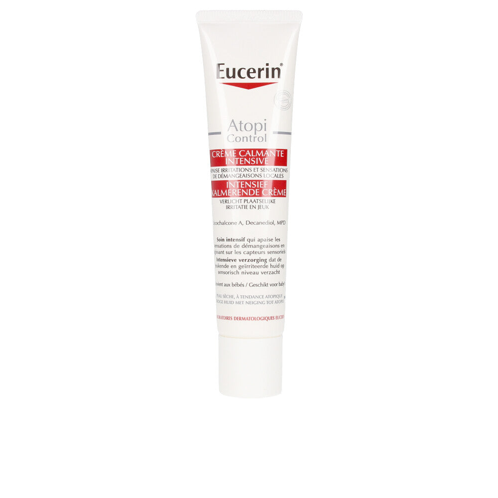 40 ml unisex intensive soothing cream in white tube for atopic, dry skin