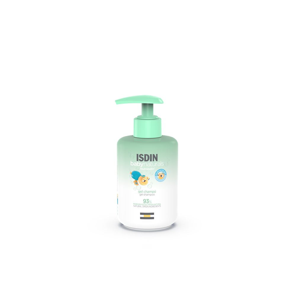 400 ml dispenser bottle of gentle baby shampoo gel, Unisex, 93% natural-origin