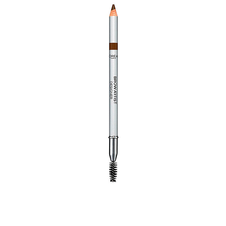 Slim wax eyebrow pencil, light brunette shade, 1 g, fine tip