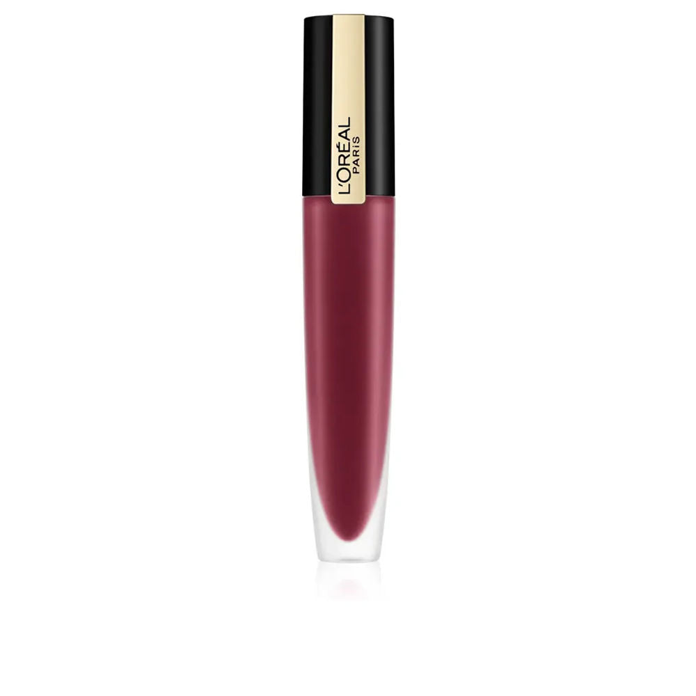 7 ml liquid matte lipstick in warm neutral shade with angled applicator