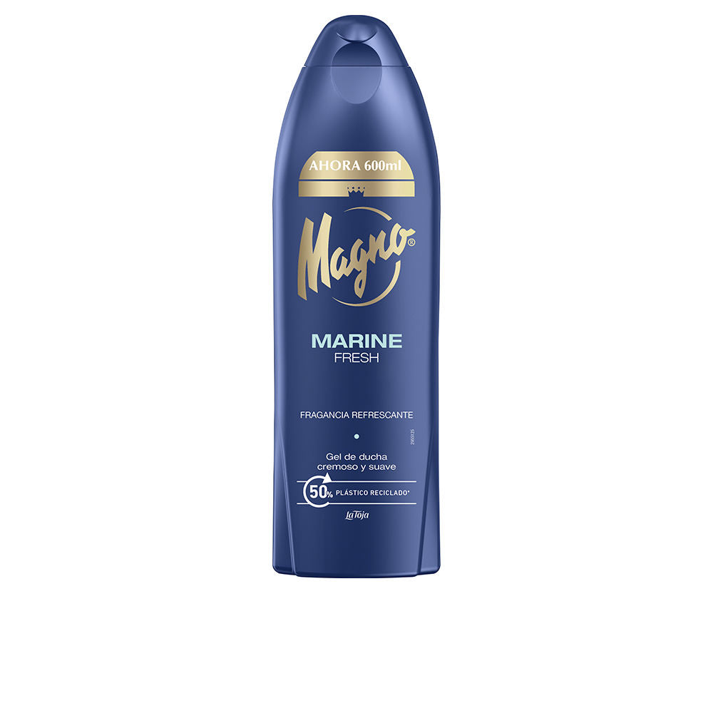 Bottle of Magno Ocean Breeze Shower Gel with ocean-inspired scent