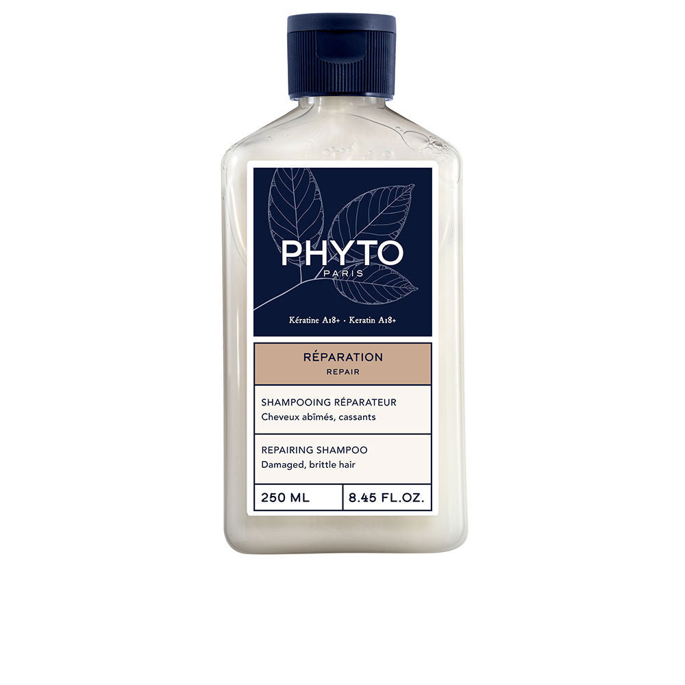 250 ml clear gel shampoo bottle for damaged hair, hydrating repair