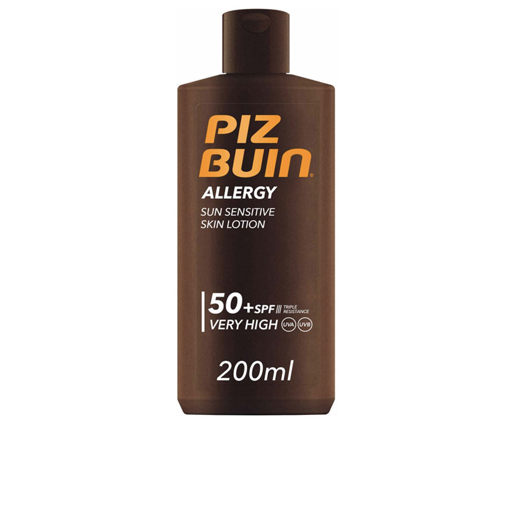400 ml pale cream SPF50 lotion bottle for sensitive skin, Unisex sun protection