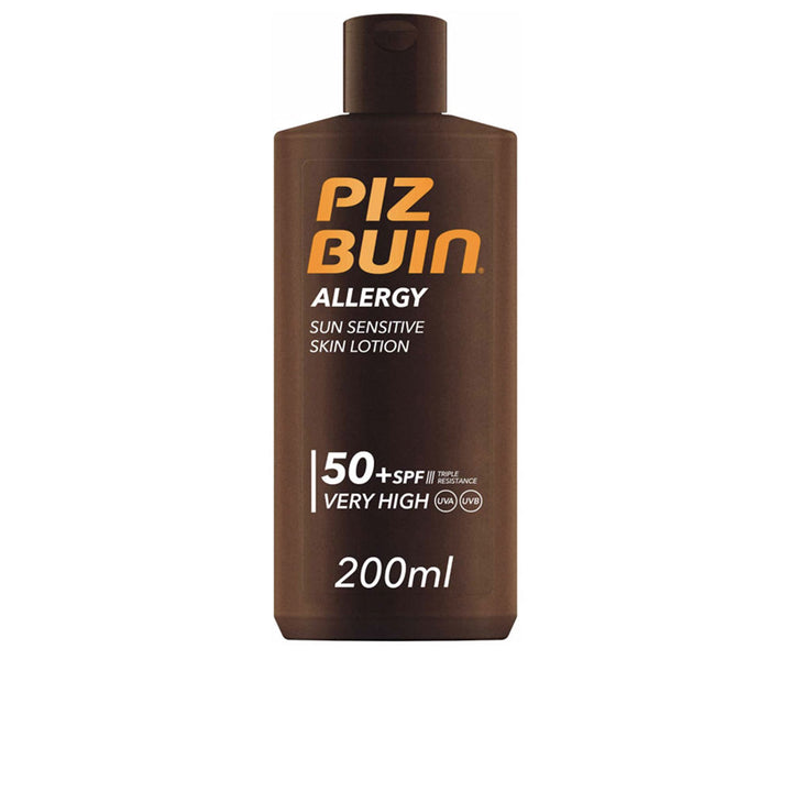 400 ml pale cream SPF50 lotion bottle for sensitive skin, Unisex sun protection