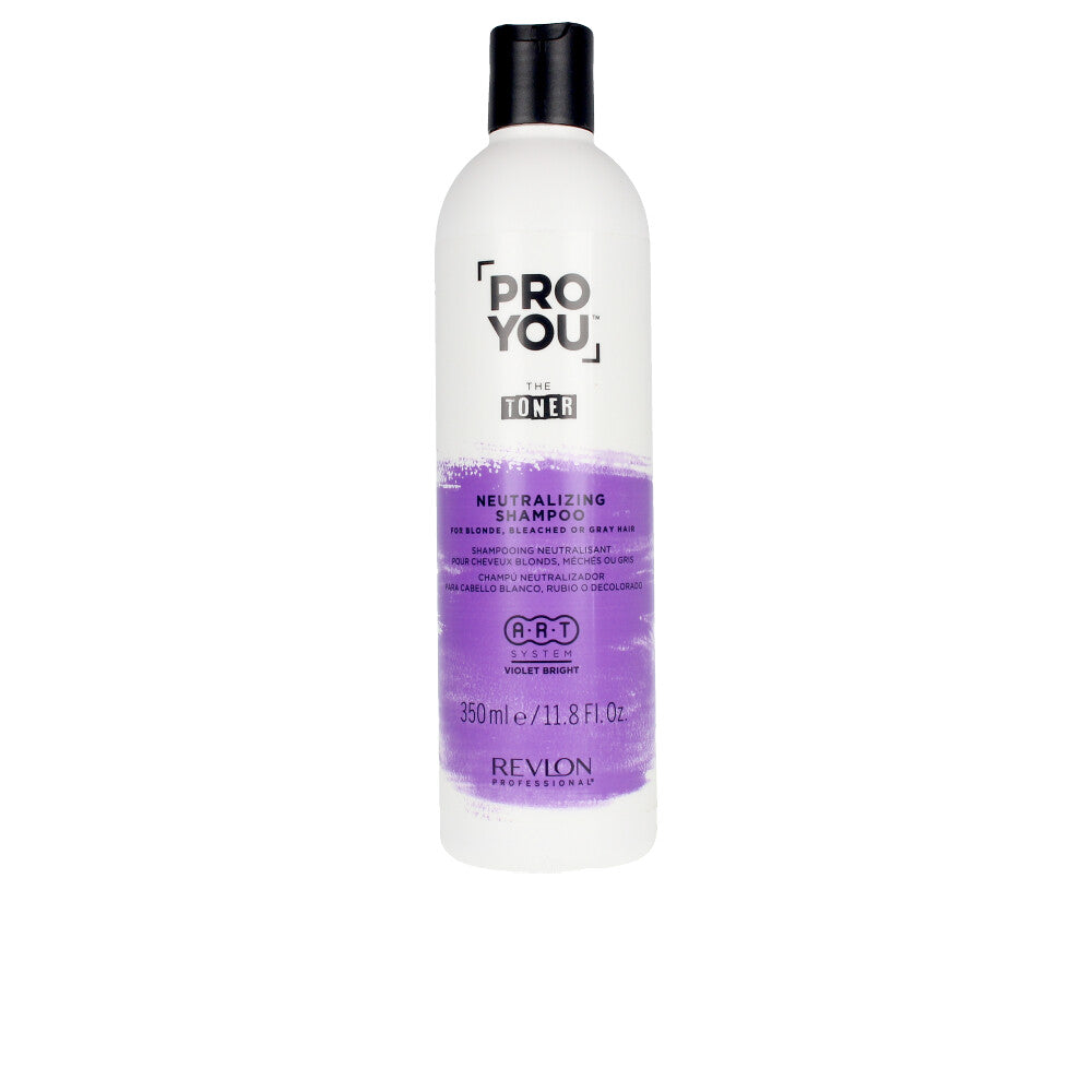 350 ml violet-toned neutralising shampoo bottle for blonde and grey hair