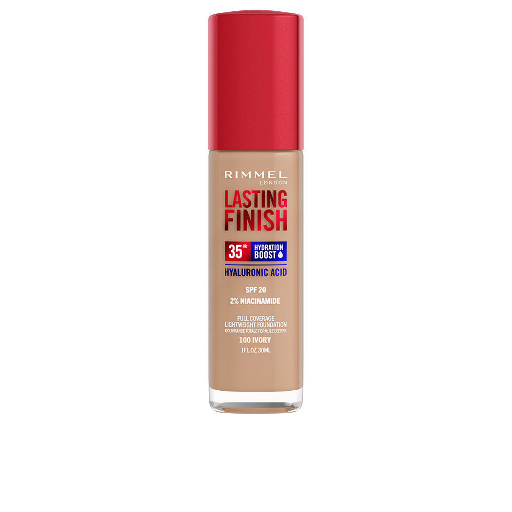 30 ml pump bottle of hydrating long-wear foundation in shade 050 Fair Porcelain