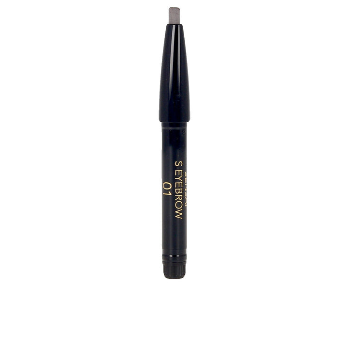 0.2 g taupe oval-tip refill for refillable eyebrow pencil, sustainable packaging