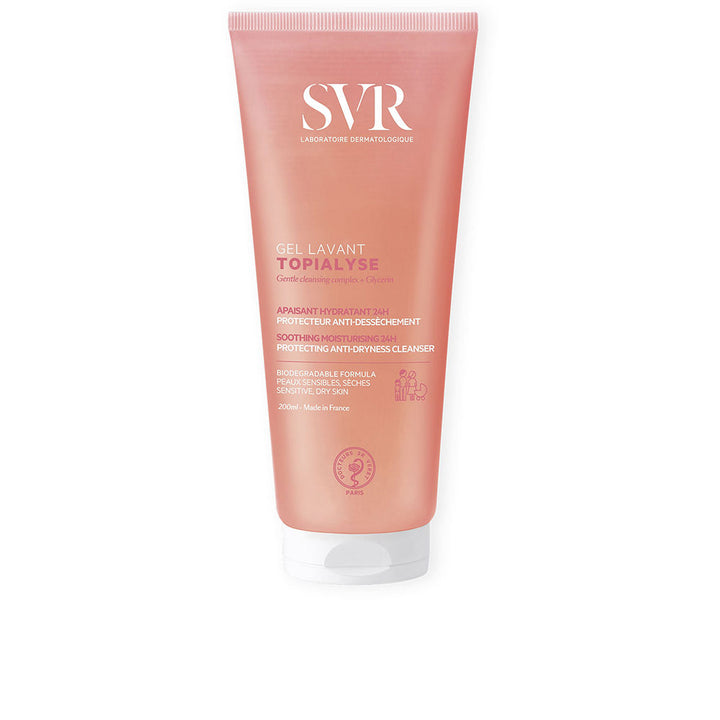 200 ml translucent gel cleanser bottle for dry, sensitive skin, glycerin formula