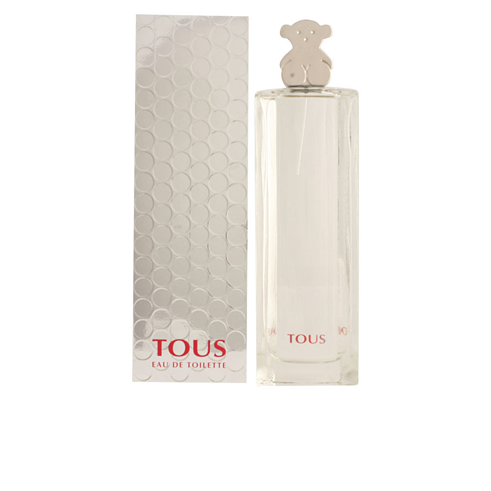 50 ml clear floral Eau de Toilette bottle with bear-shaped cap