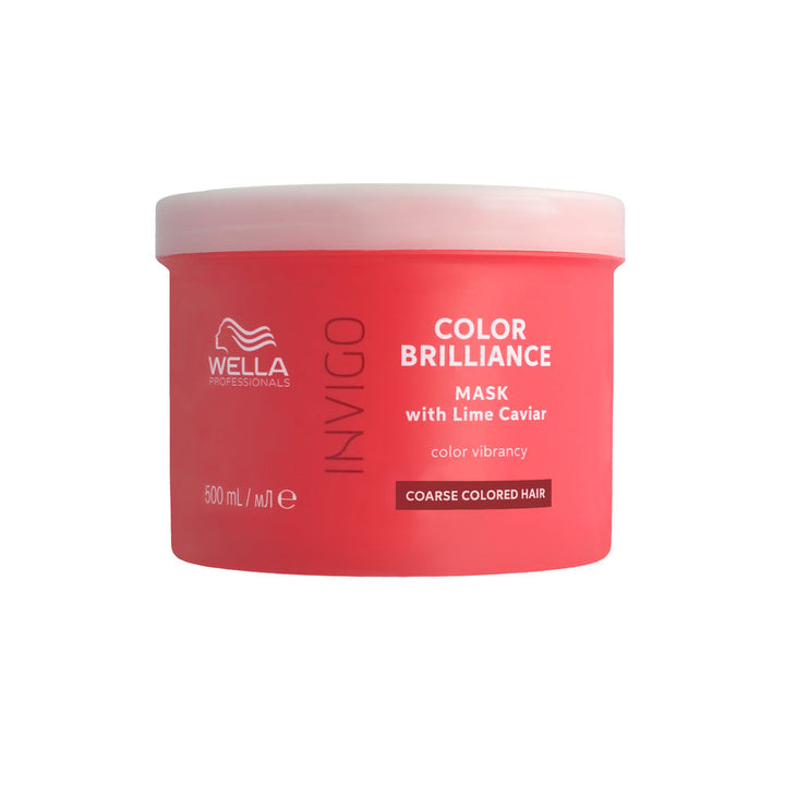 500 ml jar of Colour Brilliance caviar hair mask for thick, colour-treated hair